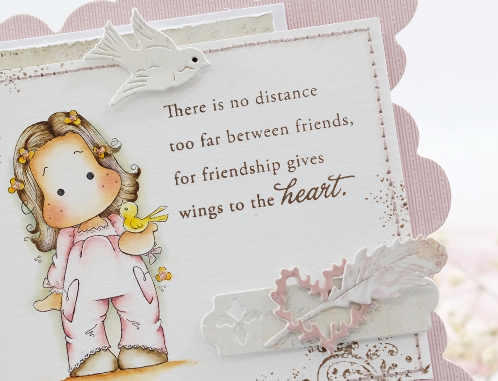 Wings of a friendship heart July inspiration Magnolia with Heart