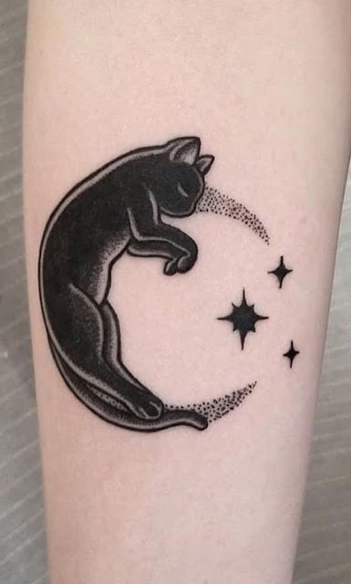 Tatuagens femininas de gatos Tatuagens femininas de gatos