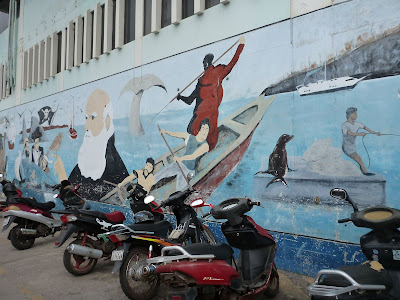 Darwin Mural In Puerto Ayora 