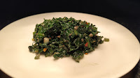 Spinach mix with chilly flakes oregano pepper for mushroom Duplex recipe