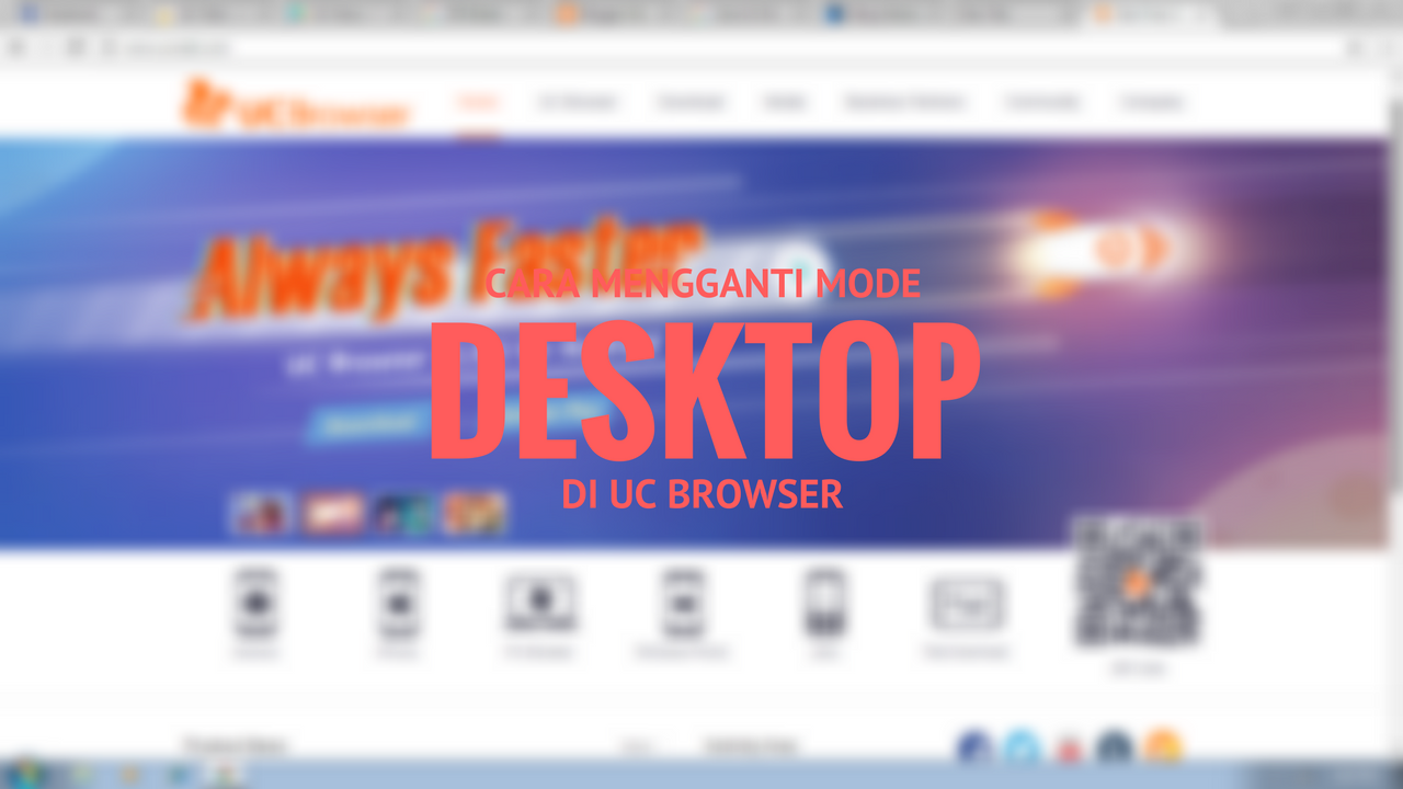 Cara Mengganti Mode Desktop pada UC Browser Elang Kelana