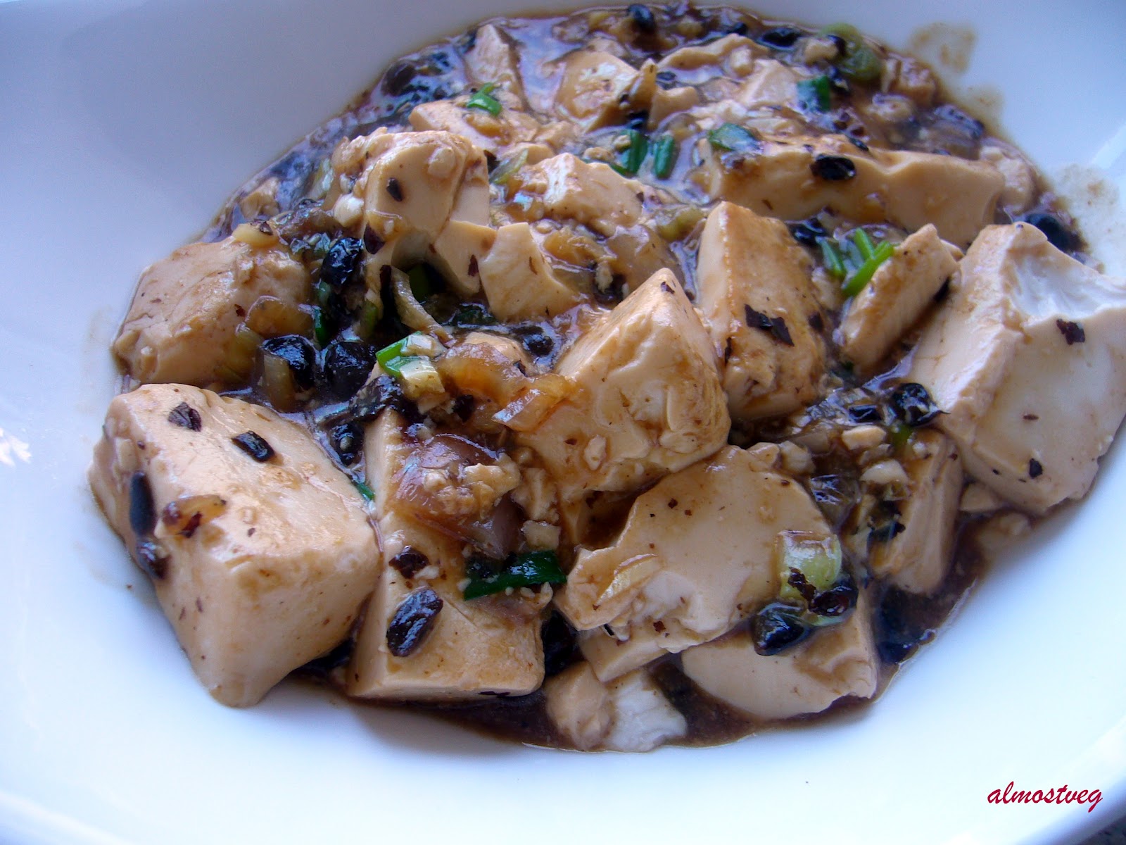Silken Tofu with Black Bean Sauce - Seared Tofu And Sesame Black Bean Pasta