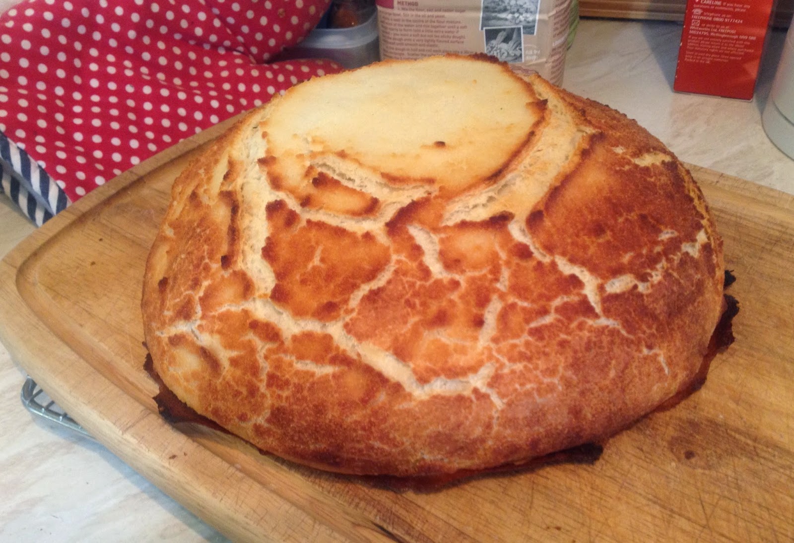 Homemade tiger bread