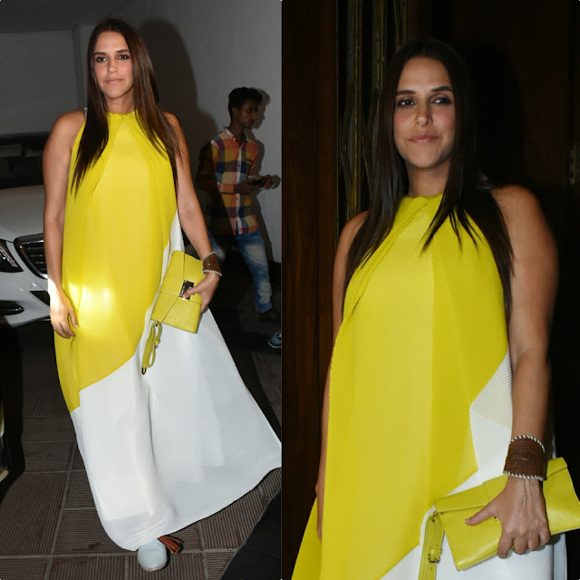 Neha Dhupia Sizzles in Payal Khandwala Dressv Neha Dhupia Sizzles in Payal Khandwala Dress