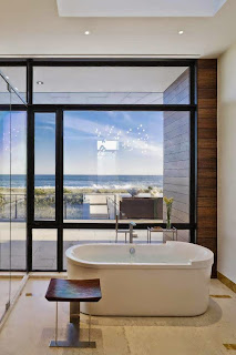 Southampton Beach House Design With Ocean View And A Pool And Rooftop Fireplace