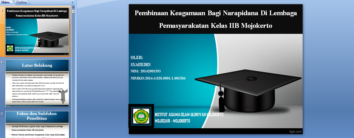 Contoh Ppt Ujian Proposal