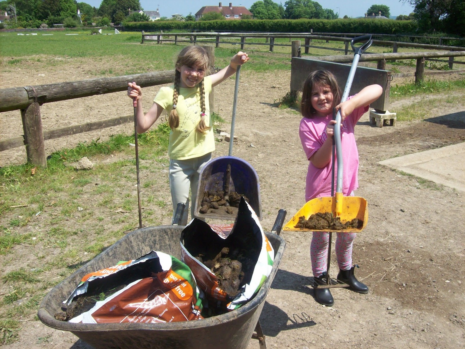 Educating Hannah Pony Riding and Poo Picking!!
