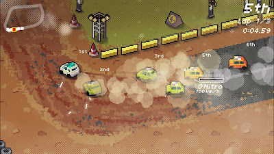 Super Pixel Racers Game Screenshot 1