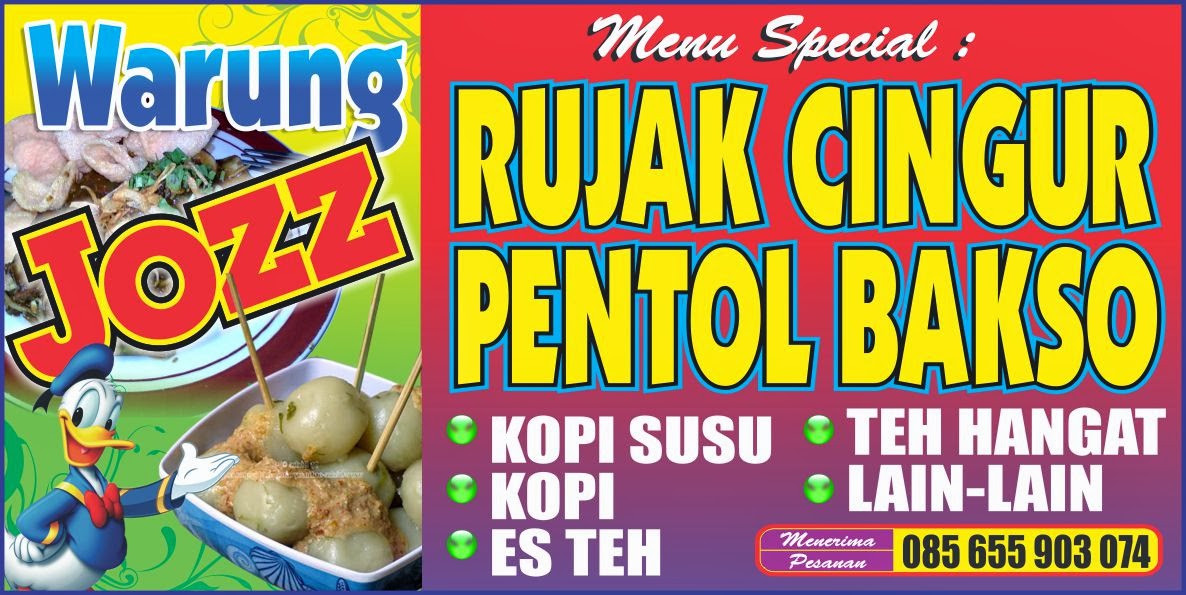 Banner Warung Rujak Terbaru