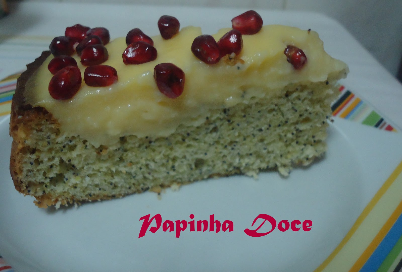 Papinha Doce: Bolo Tarte de Romã