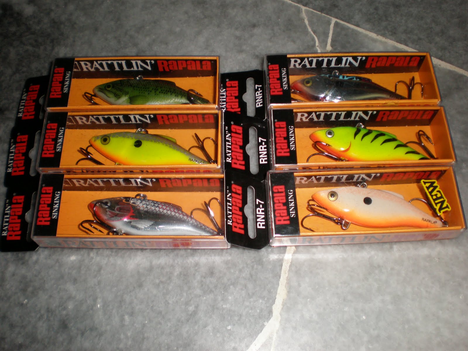 Leurre Vibrant Rapala Rattlin' Rap RNR07/S - Couleur NR07/S - Neuf
