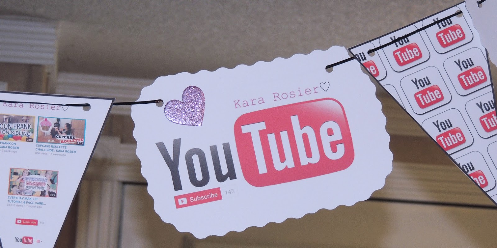 DIY Birthday Blog Youtube Birthday Party Free Food Card Printables DIY Birthday Blog Youtube Birthday Party Free Food Card Printables