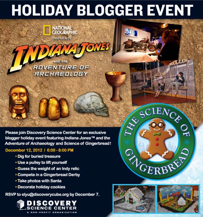 Sasaki Time Giveaway The Discovery Science Center Holiday Blogger Event!