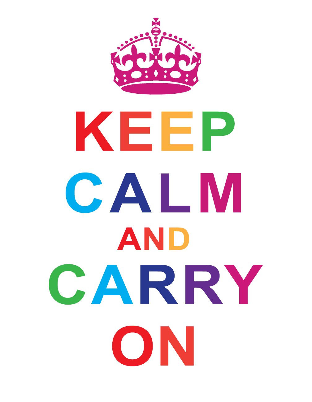 Be awesome, Keep calm and Carry on on Pinterest