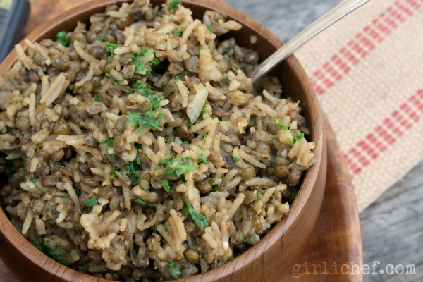 Lentils w/ Rice inspired by Delicatessen #FoodnFlix | www.girlichef.com