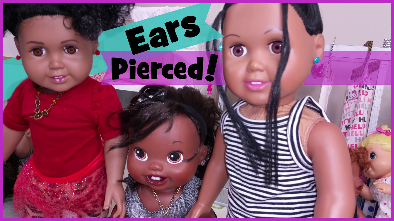 How To Pierce Doll Ears!