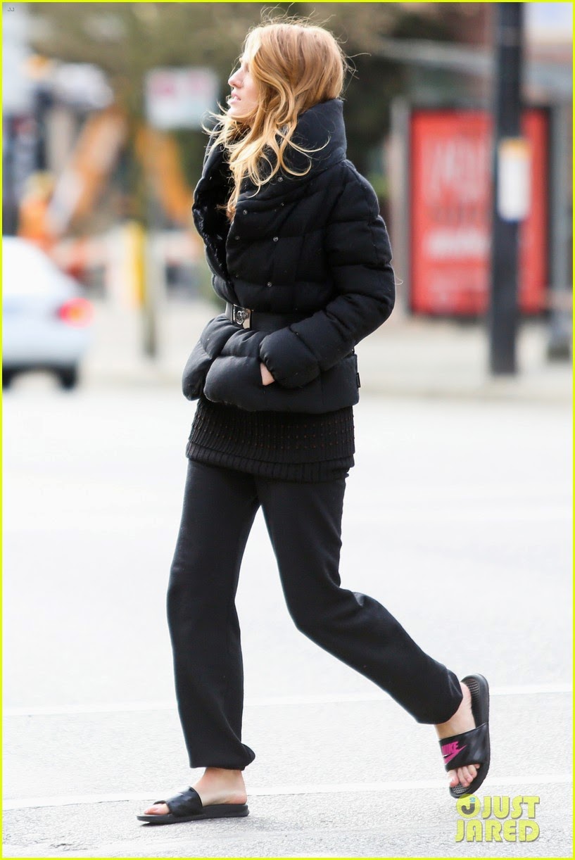 Celeb Diary: Blake Lively on the set of her movie The Age of Adaline in