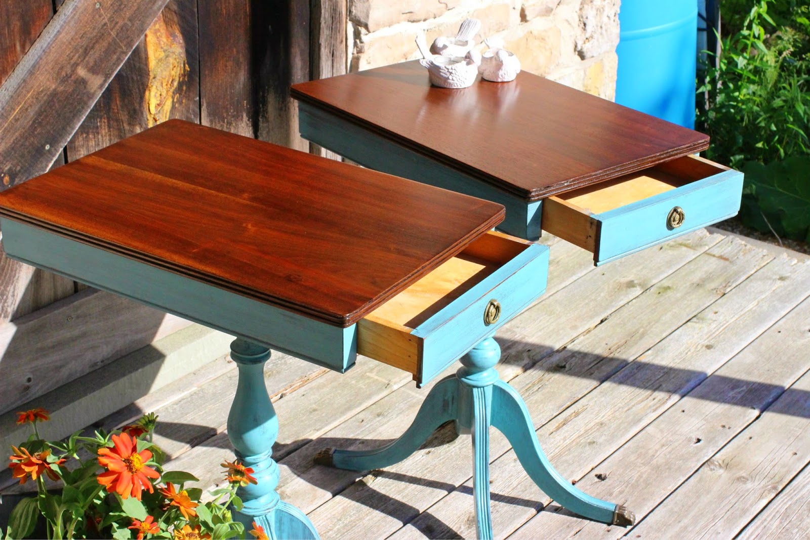 Laurel's Attic Duncan Phyfe Side Tables SOLD