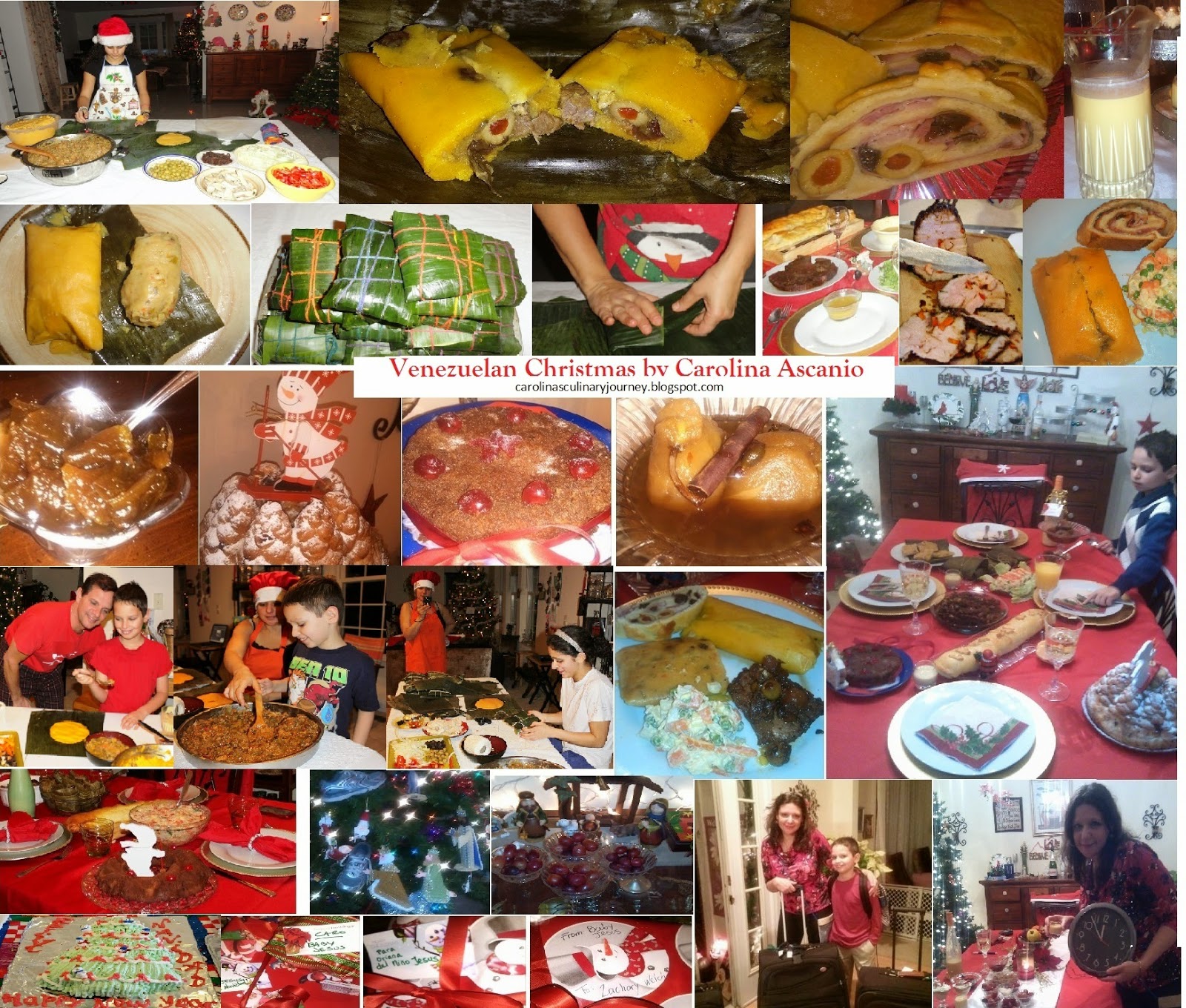 Carolina's Culinary Journey: Venezuelan Christmas Menu - Menu Navideño Venezolano