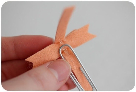  Cara  Membuat  Kerajinan  Tangan Dari  Kain  Flanel  Paper Clip 6