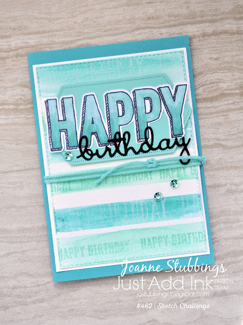 Jo's Stamping Spot - Just Add Ink Challenge #462 using Well Said bundle and Itty Bitty Birthdays Stamp Set by Stampin' Up!