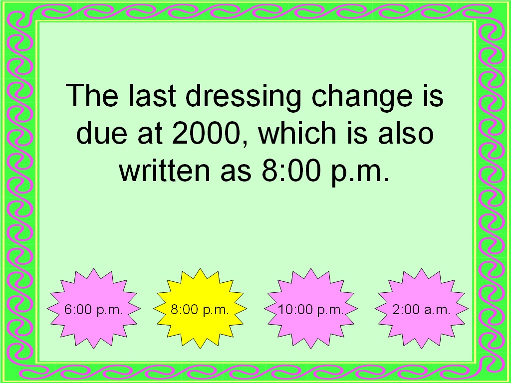 Student Survive 2 Thrive: Free Practice Test: Military Time and ...