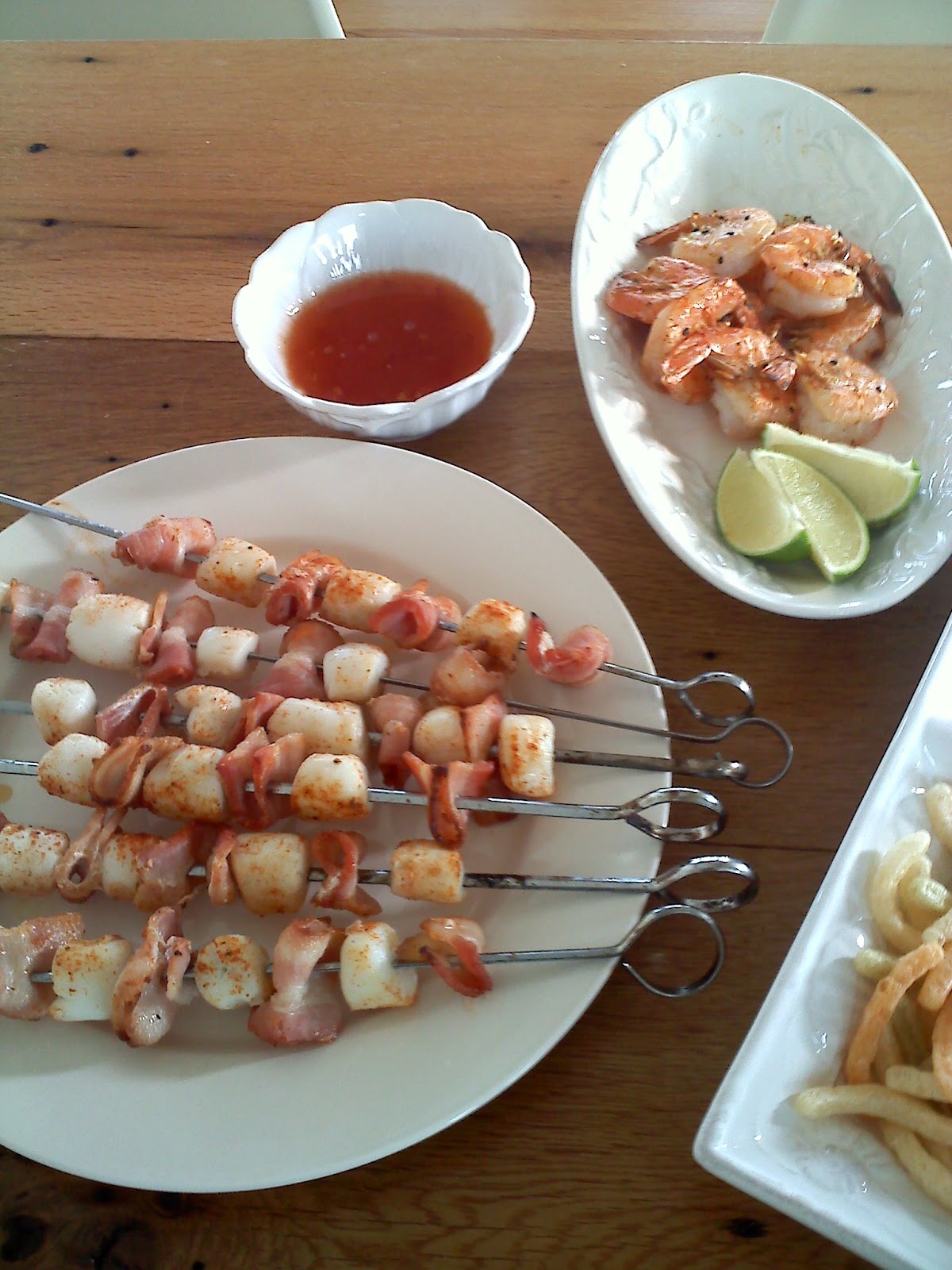 Philly Food Lovers Appetizers for the Shore Scallop and Bacon Skewers