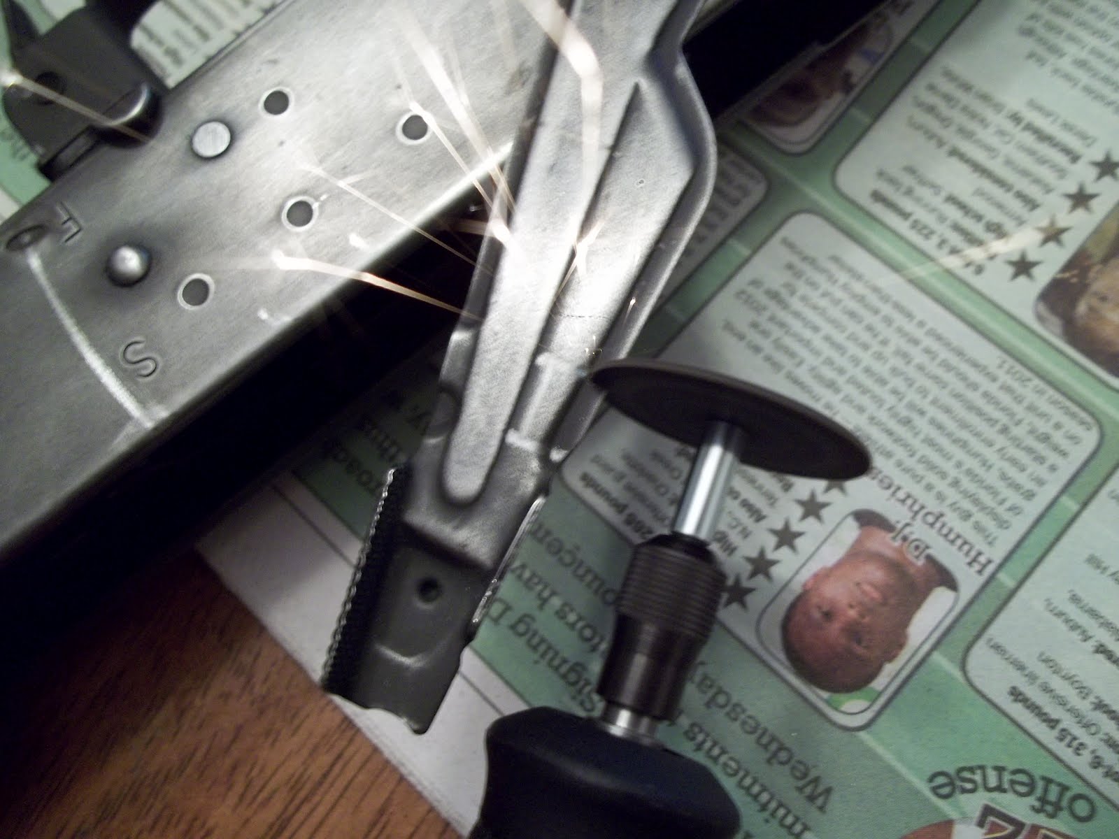 Preparation and survival Cutting a bolt hold open notch in your ak 47/