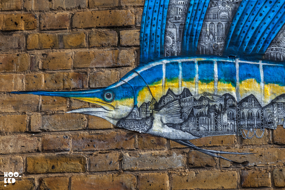 French street artist Ardif's Ornate Mechanimals in London. Photo ©Hookedblog / Mark Rigney French street artist Ardif's Ornate Mechanimals in London. Photo ©Hookedblog / Mark Rigney