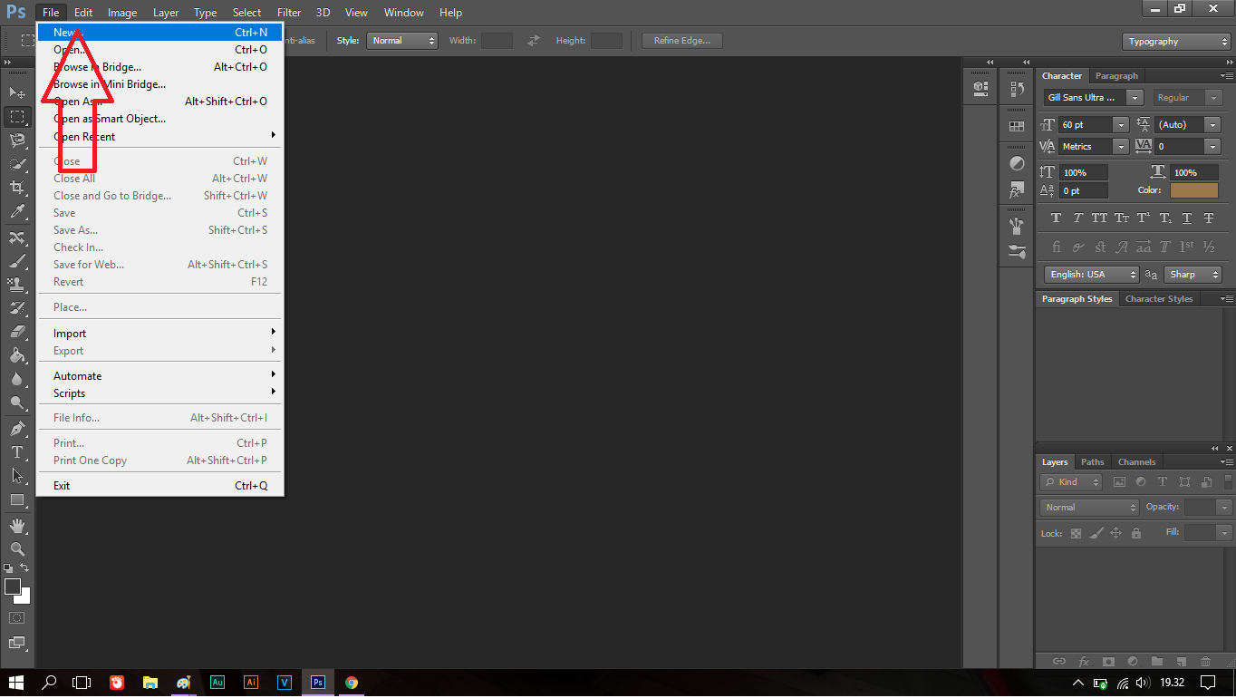 Cara Mengatur Ukuran Header Banner Youtube Di Photoshop Cs6