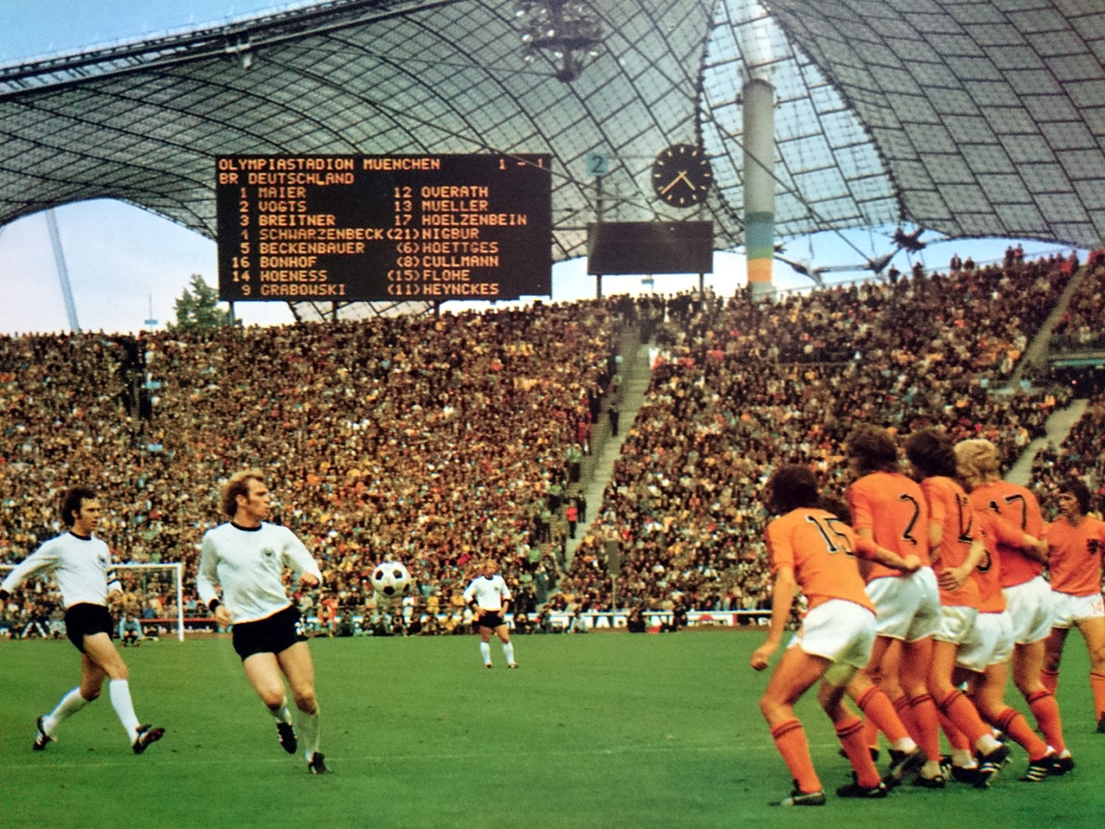 THE VINTAGE FOOTBALL CLUB WM 74. LA FINALE. ALLEMAGNEPAYSBAS.