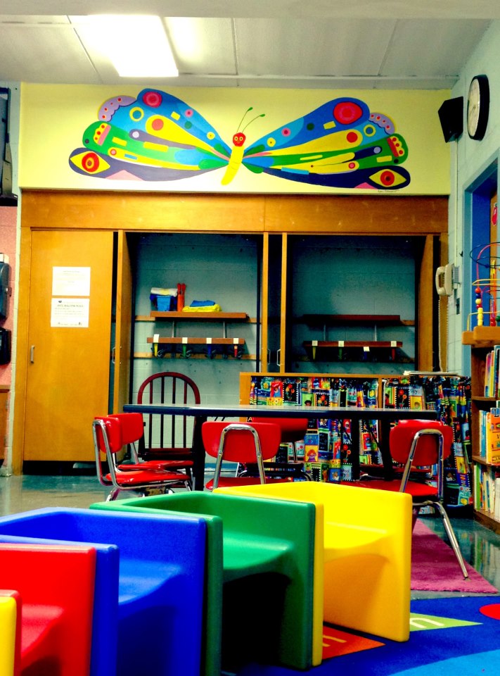 Beautiful Mess Back to School Mural Day 6 Ready for PreSchool!