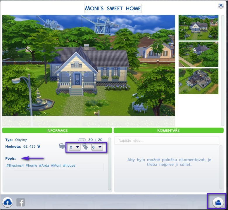 Jak koupit pozemek v The Sims 4?