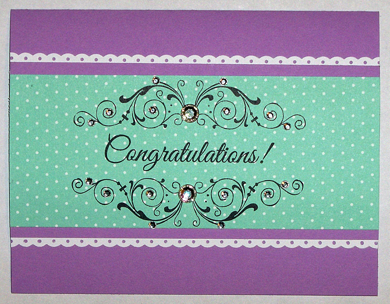 Glora's Crafts Bridal Shower Congratulations!