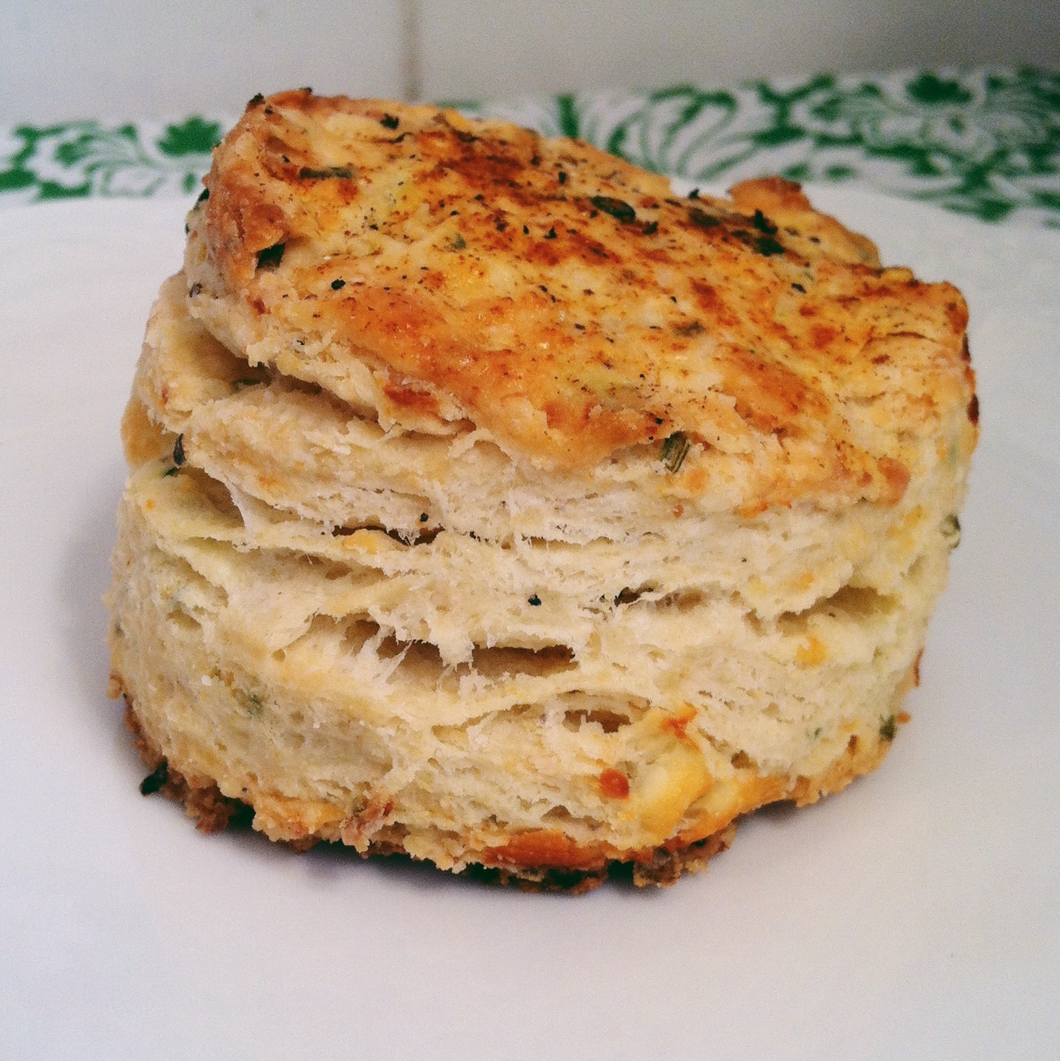 Cooking With The Scarf Sisters Feta and Chive Sour Cream Biscuits