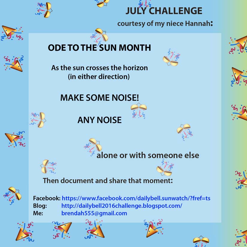 JULY Challenge 2016
