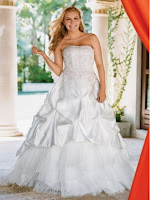 2011 Davids Bridal Plus Size Wedding Dresses Spring Collection