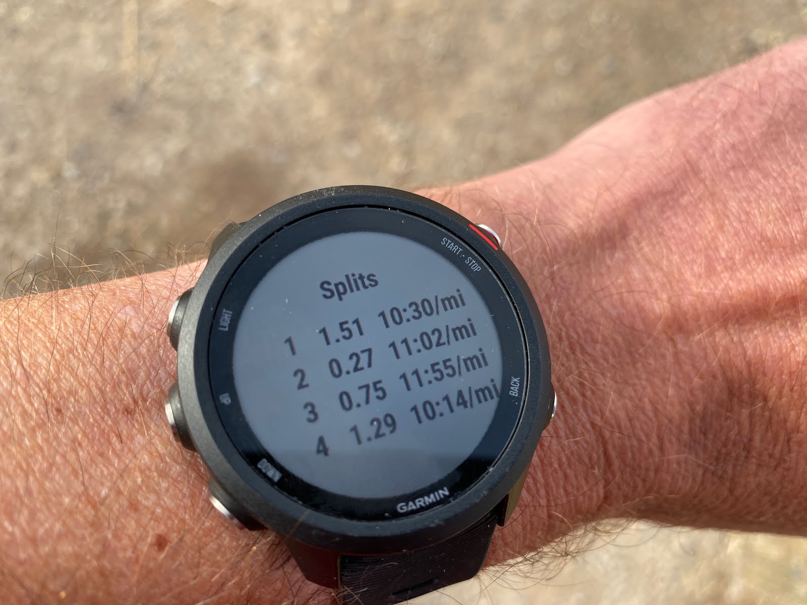 garmin trail run