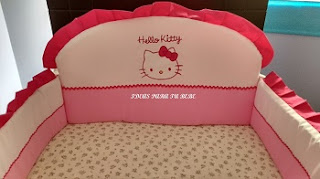 Protector de cuna Hello Kitty