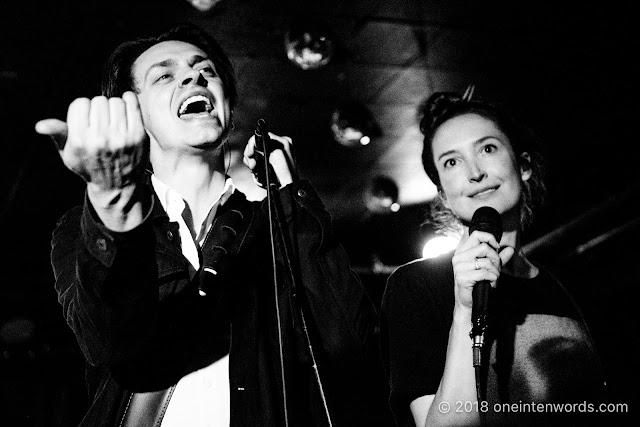 July Talk at The Legendary Horseshoe Tavern on May 10, 2018 for CMW Canadian Music Week Photo by John Ordean at One In Ten Words oneintenwords.com toronto indie alternative live music blog concert photography pictures photos