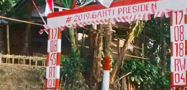 Gapura Ganti Presiden di Bogor Dibongkar, Ternyata Ini Pelakunya Gapura Ganti Presiden di Bogor Dibongkar, Ternyata Ini Pelakunya