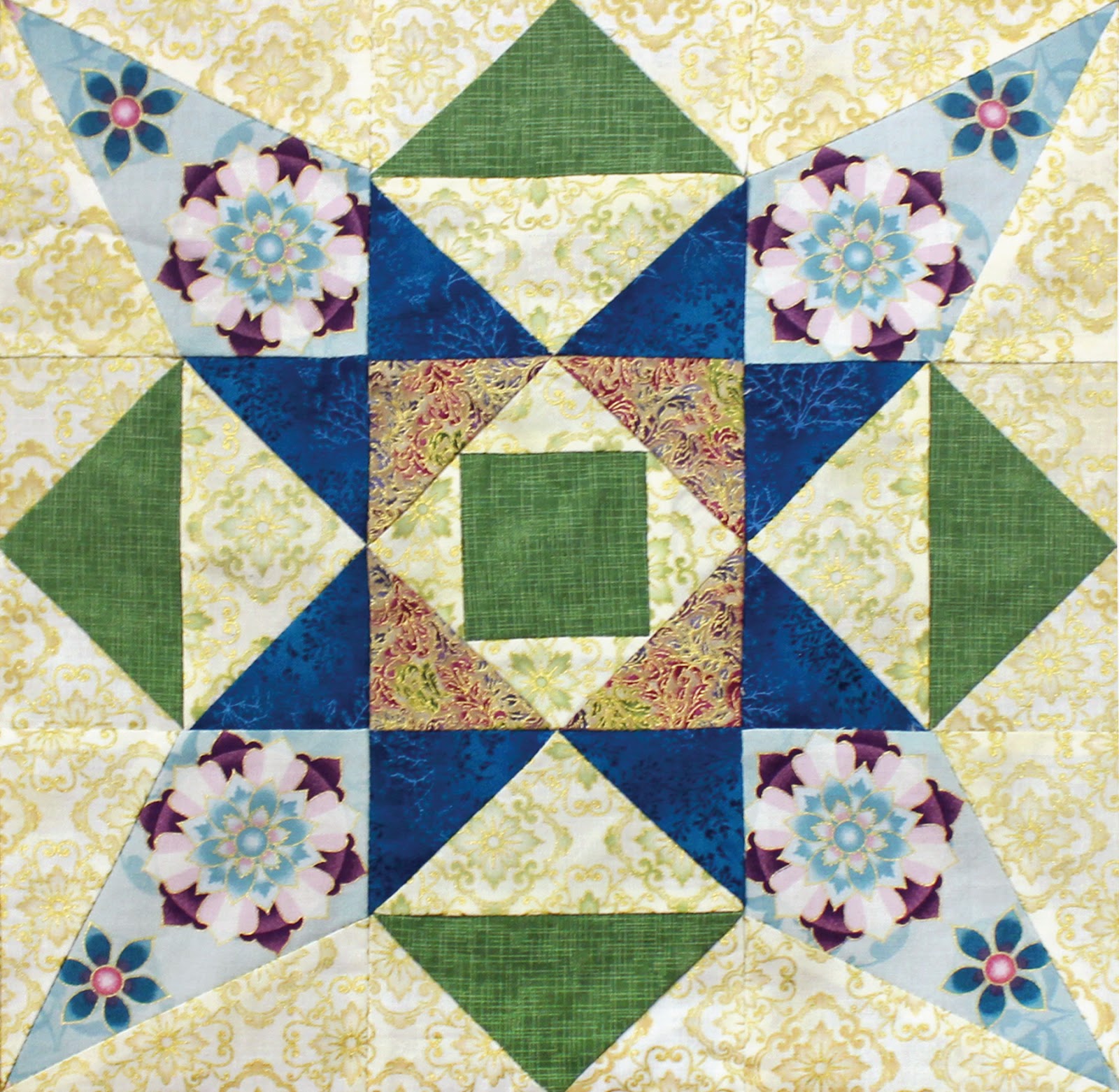 Crafts Direct Blog April Quilt Block.