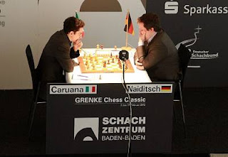 Echecs : Fabiano Caruana (2757) 1-0 Arkadij Naiditsch (2716) au Grenke Chess Classic Baden-Baden 2013 