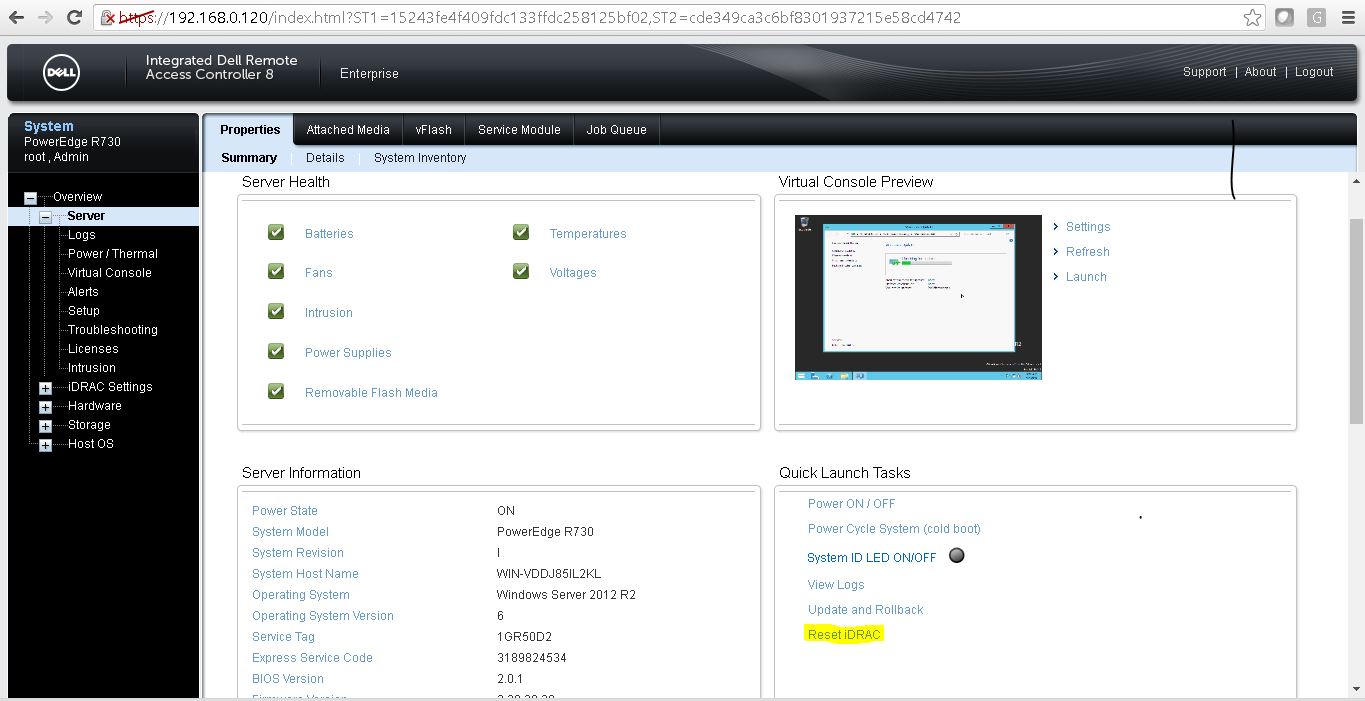 Dell Idrac 8 issue The Viewer has terminated (resolved) | A loving