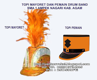 TOPI MAYORET DRUM BAND SMA