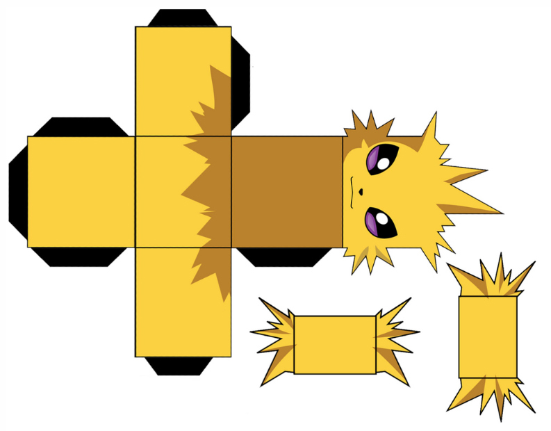 Оригами покемоны схемы