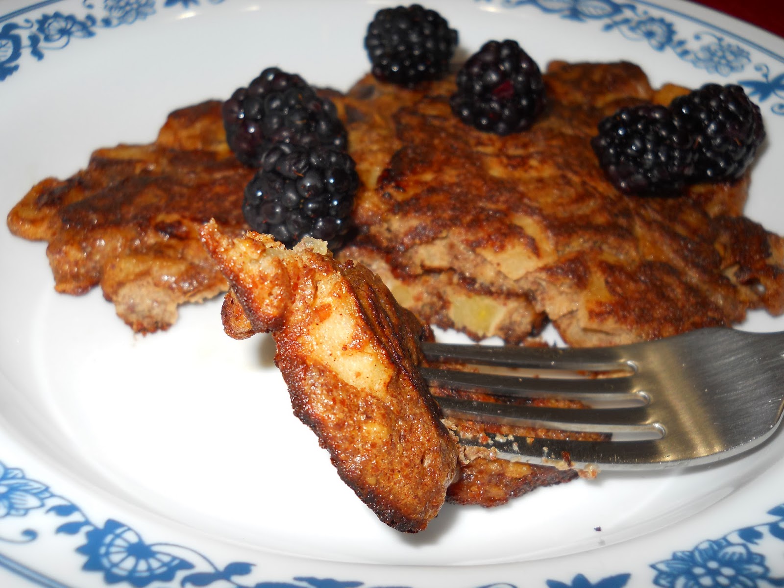 Kathy's Kitchen, Health, and Nutrition Apple Fritter Flaxcakes—Focus