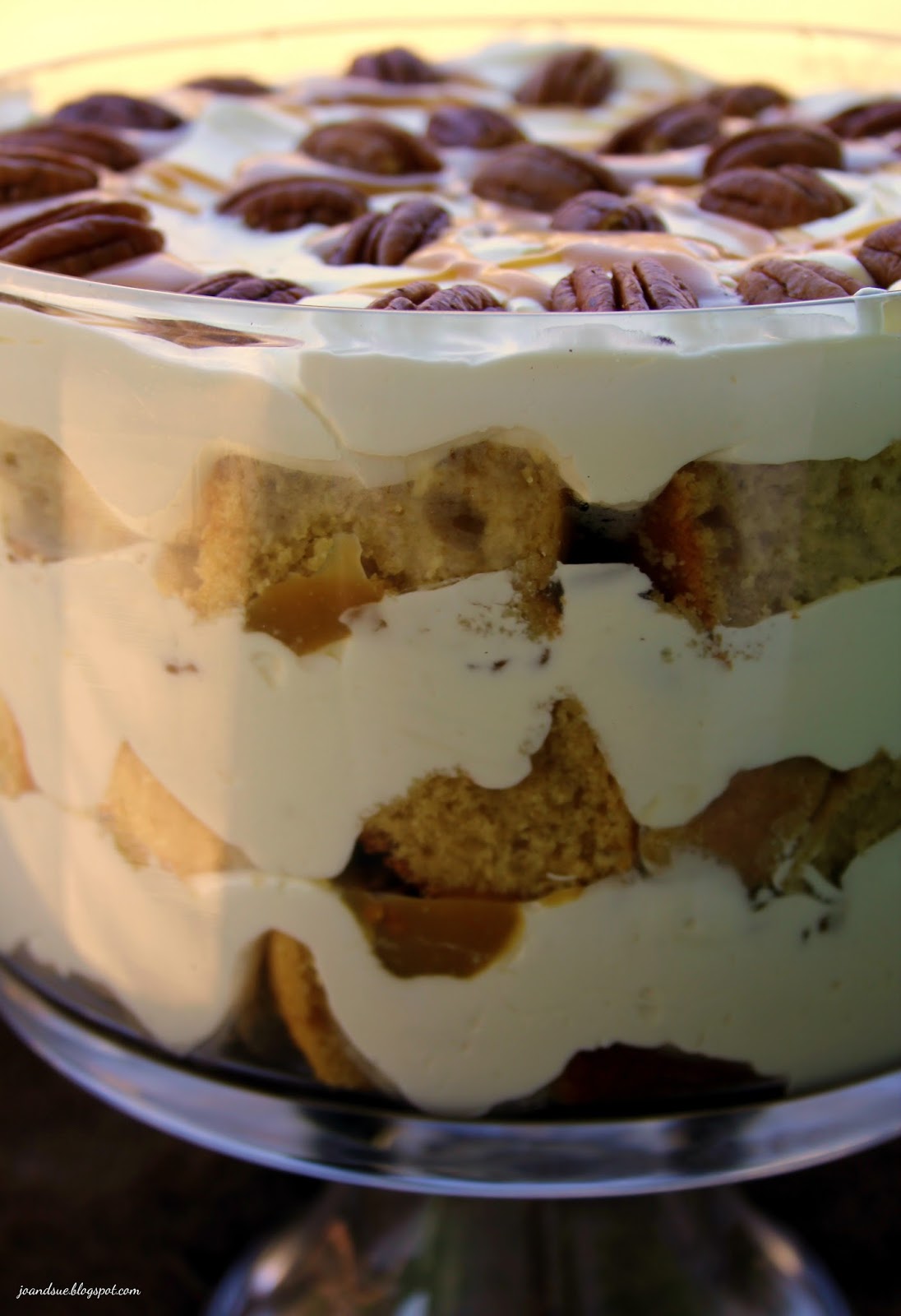 Jo and Sue Salted Caramel Pecan Trifle