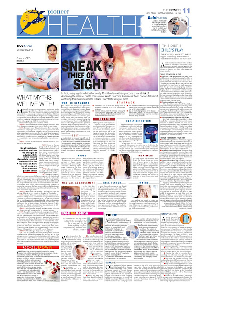 The-Pioneer-Glaucoma-Hasanain-Shikari-News-National-Newspaper-Quote-2-arete-clinics