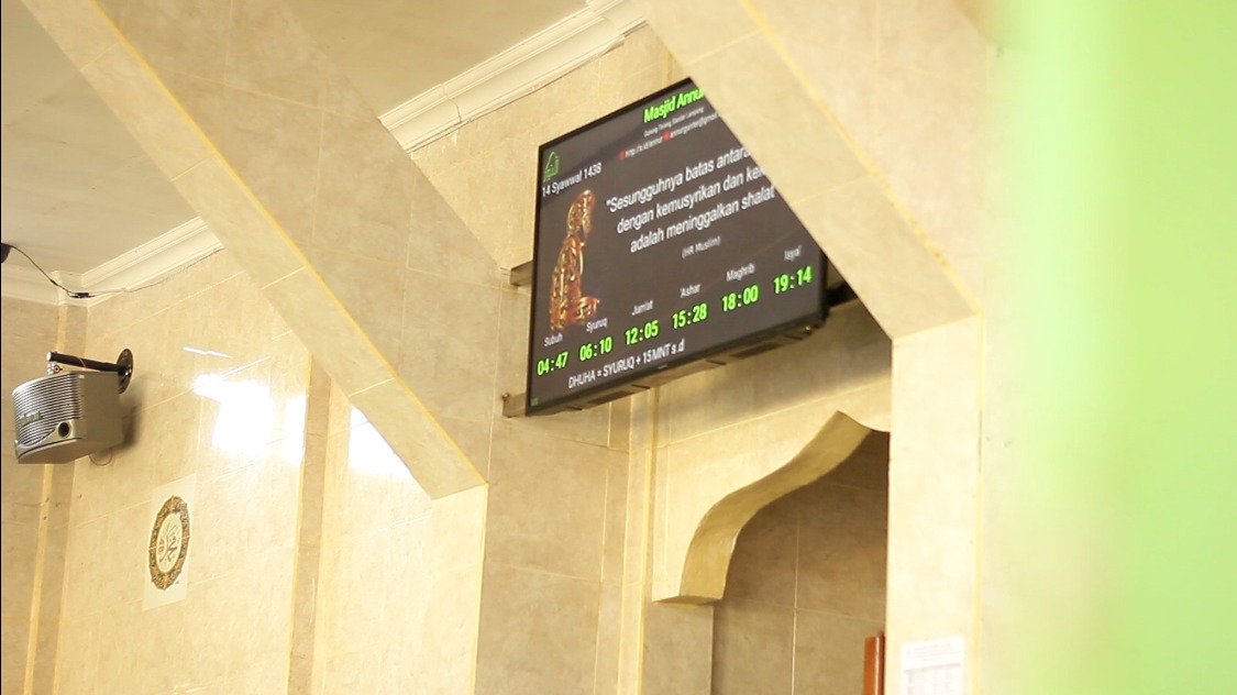 Jam Digital Masjid Layar TV LED